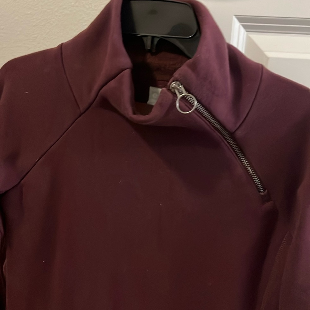 Athleta Cozy Karma wrap sweatshirt, size XXS